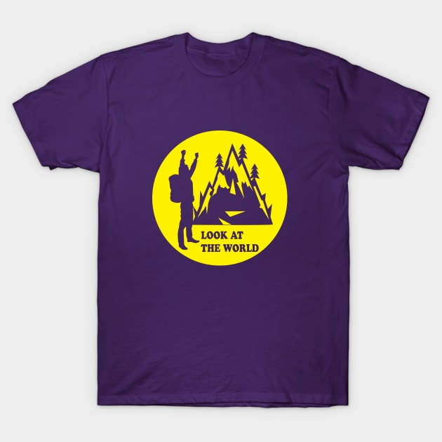 Rock climbing. A gift for Hiker & Climber. conqueror of the mountains. T-Shirt by Artlab